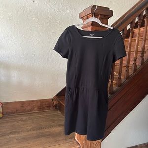 Garnet Hill size L black dress LBD
